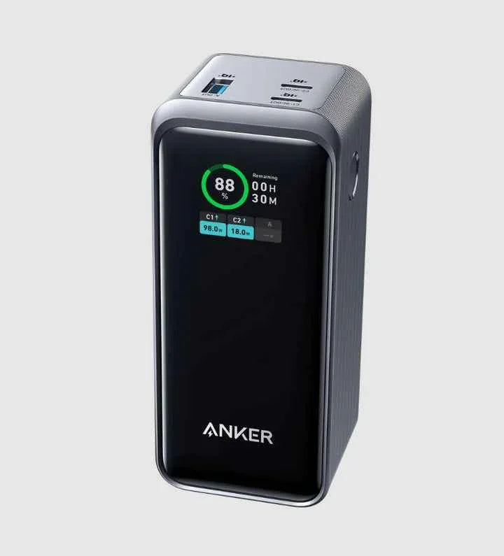 Anker 200W Prime 20,000Mah Power Bank With Smart Display Anker 200W Prime 20,000Mah Power Bank With Smart Display